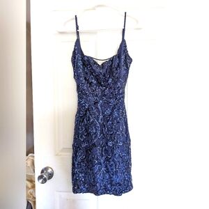 Windsor Navy  Homecoming Dress Size XS